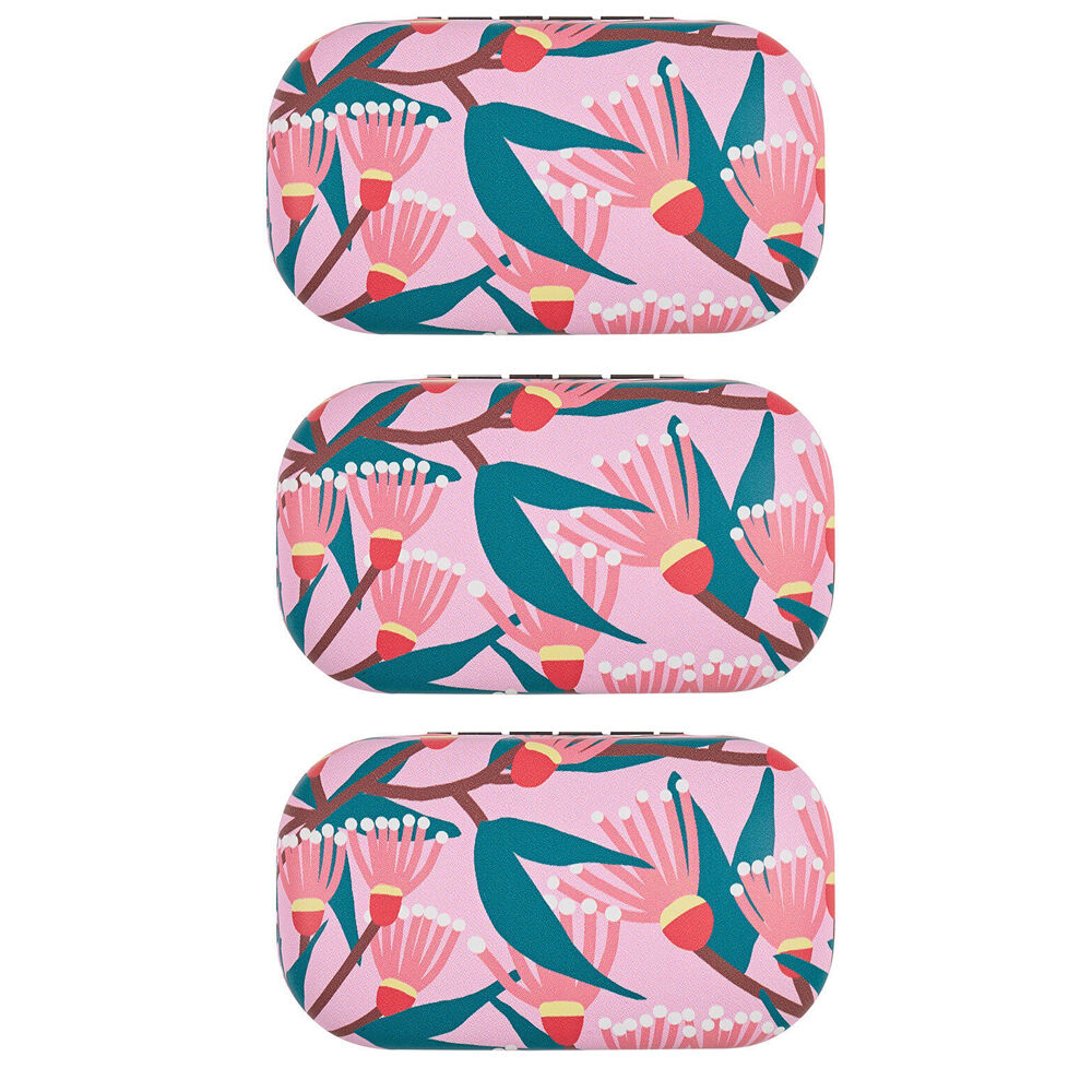 3PK Annabel Trends Safe Keeper Storage Case Organiser 8x5cm Blossom Branches