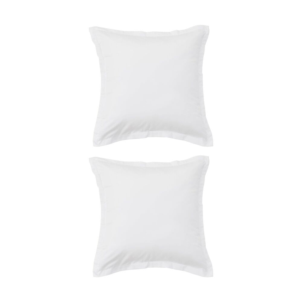 2PK Grosvenor House 500TC Egyptian Cotton Tailored European Pillowcase White