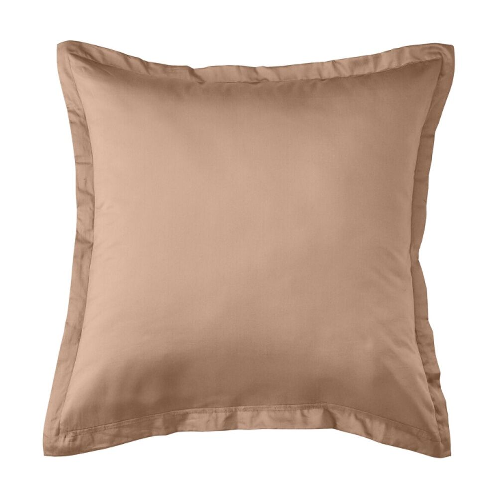 4PK Grosvenor House 500TC Egyptian Cotton Tailored European Pillowcase Clay