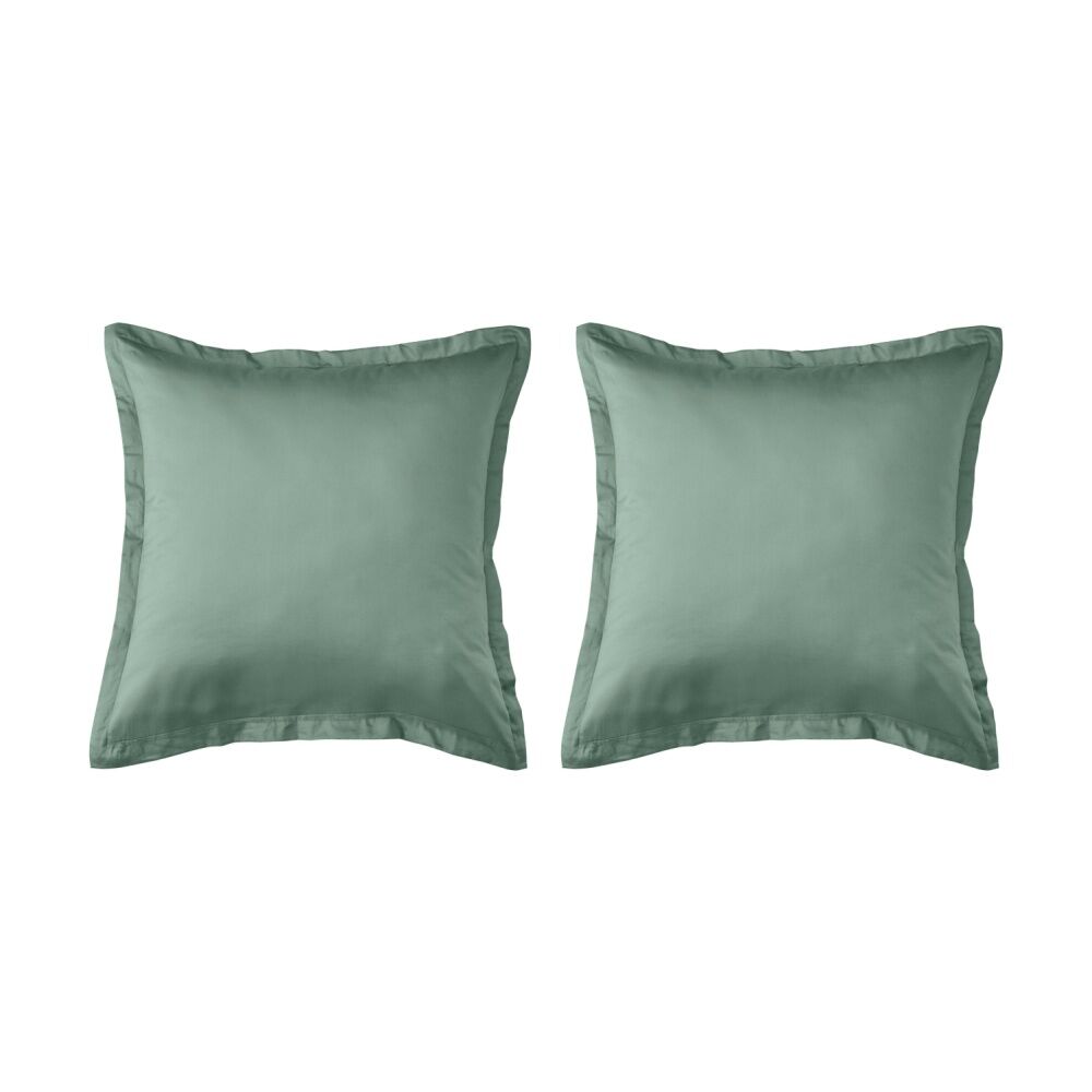 2PK Grosvenor House 500TC Egyptian Cotton Tailored European Pillowcase Slate