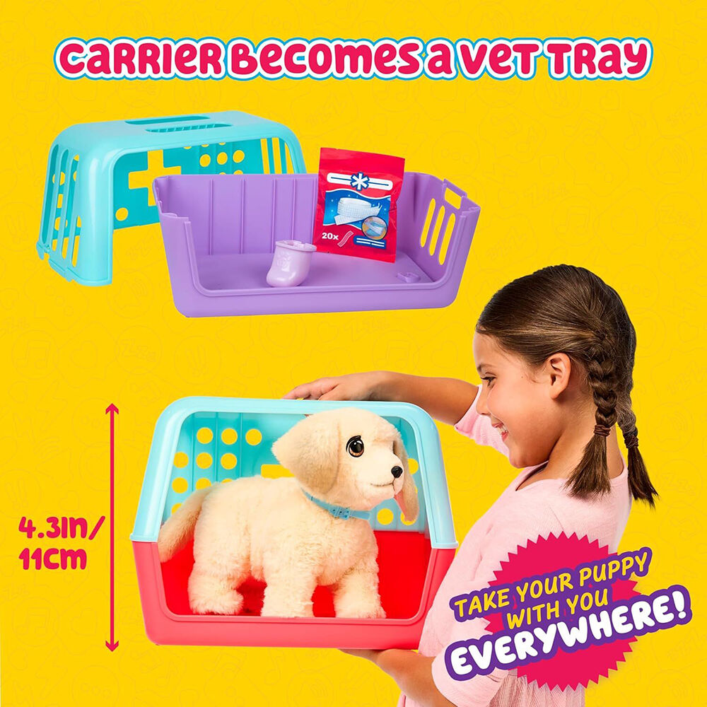 Little Live Pets Ouchies Single Pk Interactive Puppy Plush Toy
