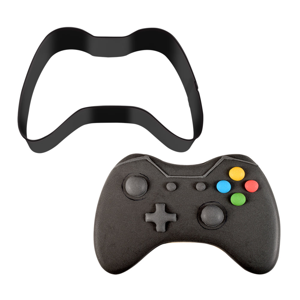 8PK R&M Game Controller Cookie/Biscuit Cutter 10cm - Black