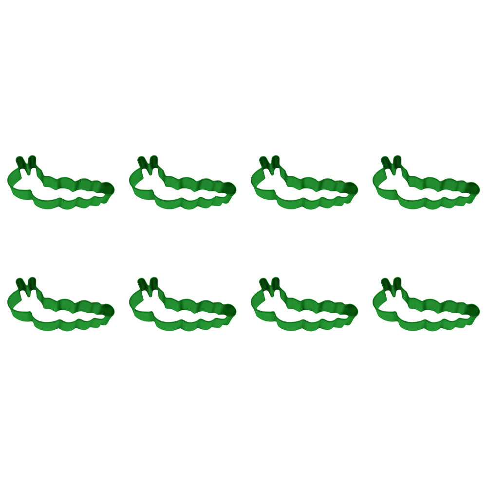 8PK R&M Caterpillar Cookie/Biscuit Cutter 11.4cm - Bright Green