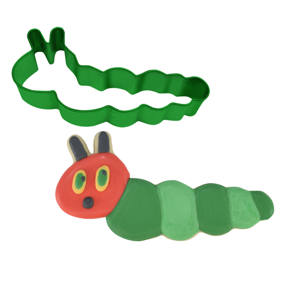 8PK R&M Caterpillar Cookie/Biscuit Cutter 11.4cm - Bright Green