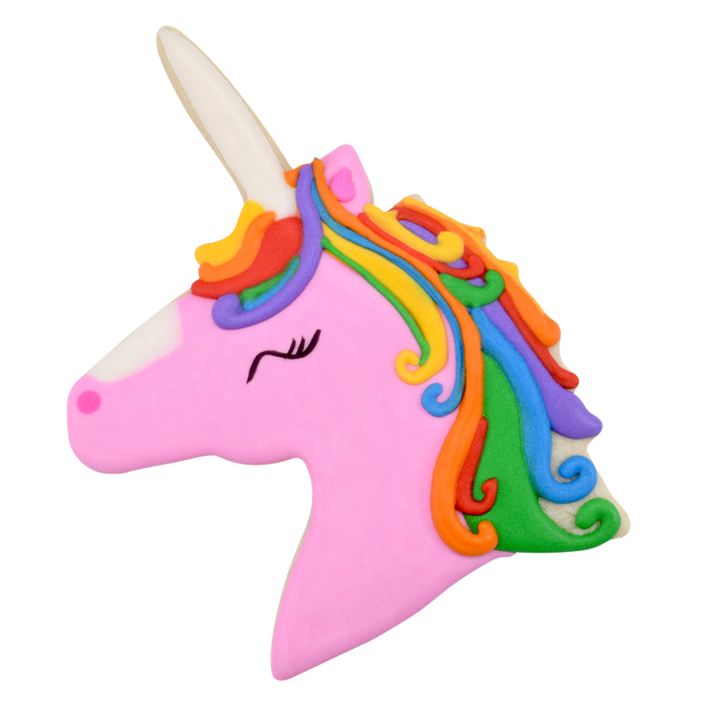 9pc R&M Stainless Steel Unicorn Cookie Cutter Set - Silver