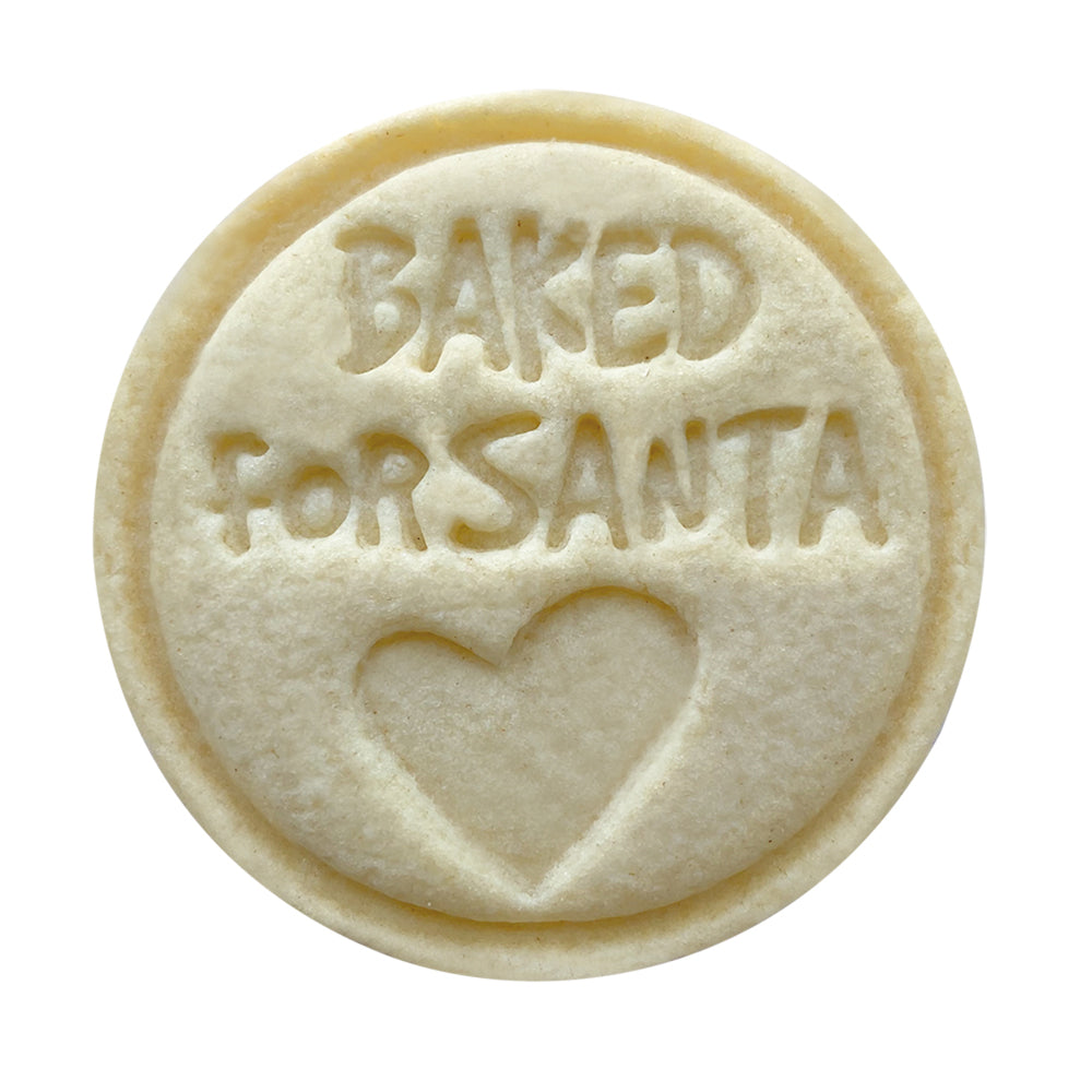 6PK R&M Baked For Santa Pastry & Cookie Stamper 6.4cm - Red