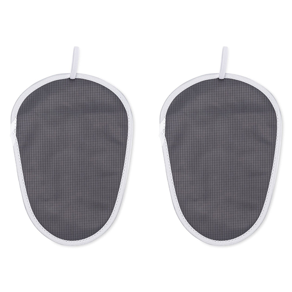 2PK Full Circle 19cm Anti Static Lint Removing Mitt - Grey