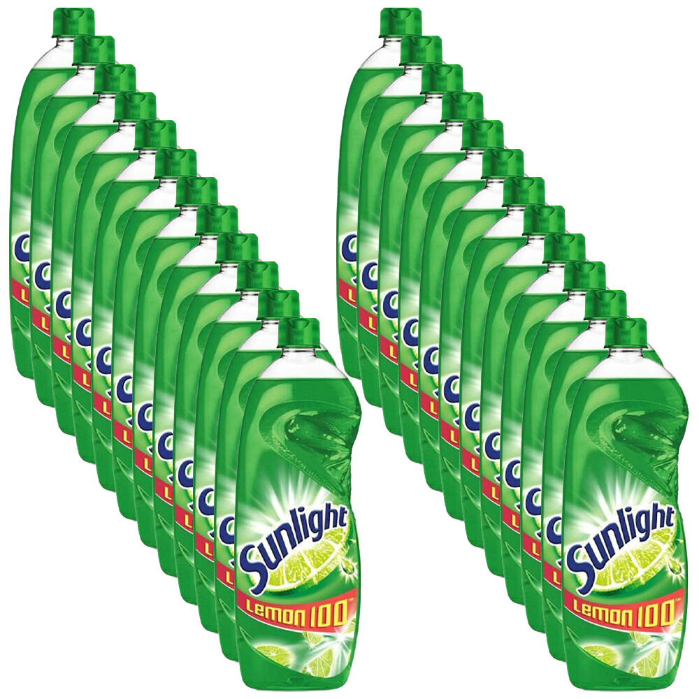 24PK Sunlight Dishwashing Liquid Lime Scented Dishwashing Liquid 400ml