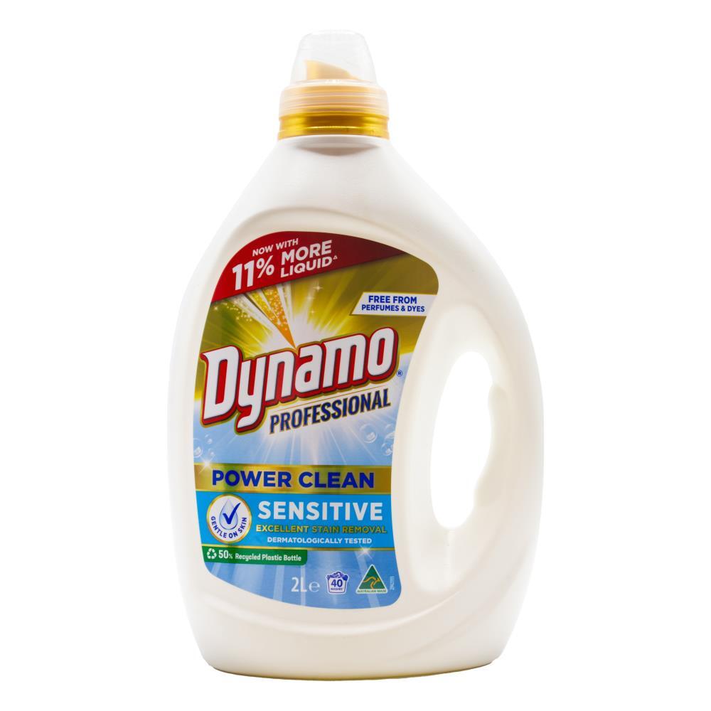 2PK Dynamo Professional Power Clean Liquid Laundry Detergent Sensitive 2L