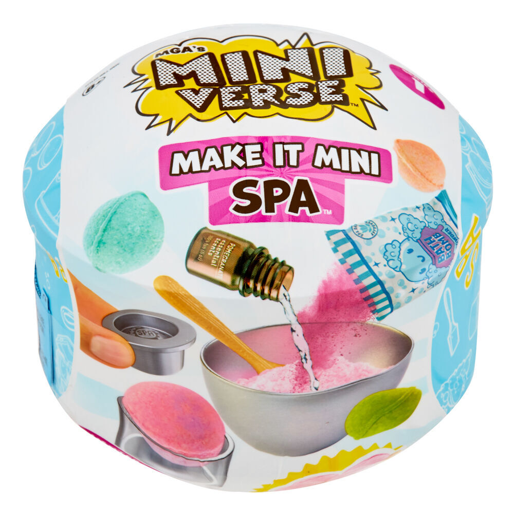 2PK MGA's Miniverse Make It Mini Spa Kids Pretend Toy Assorted 8y+