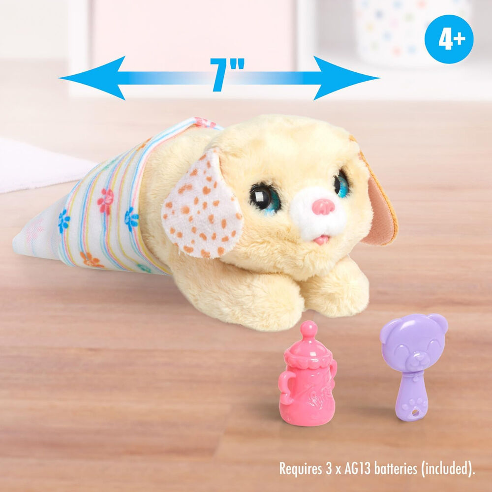 FurReal Newborns Plush Interactive Toy Cream Puppy/Grey Kitten 4y+ Assorted