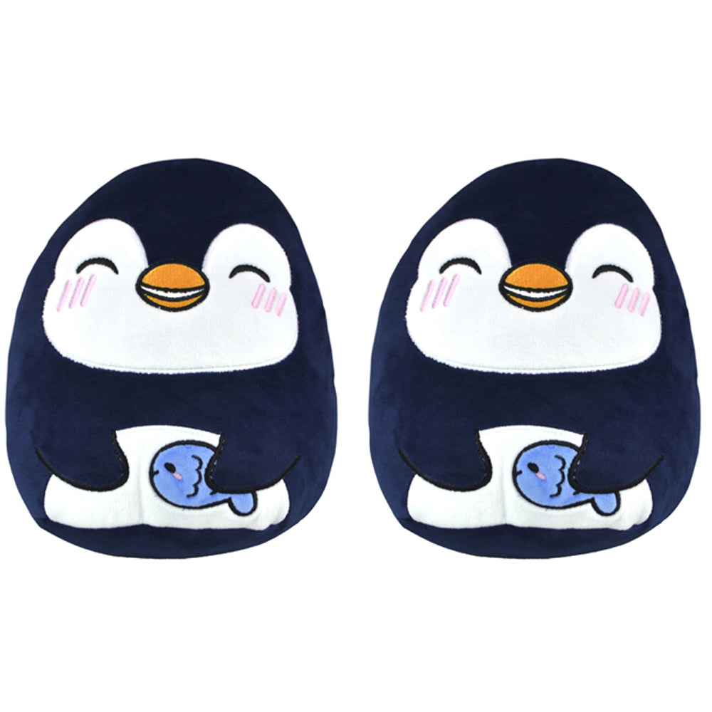 2PK Squidglys Penguin Plush Kids/Children Toy 24cm - Navy