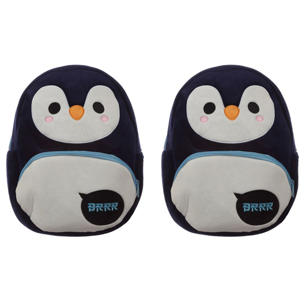 2PK Adoramals 30cm Penguin Kids/Children School Backpack