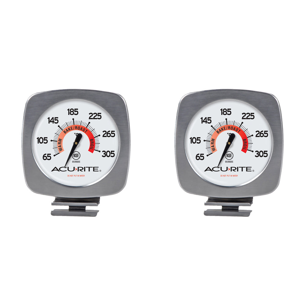 2PK Acurite Gourmet Oven Thermometer Celcius Home Kitchen Cooking