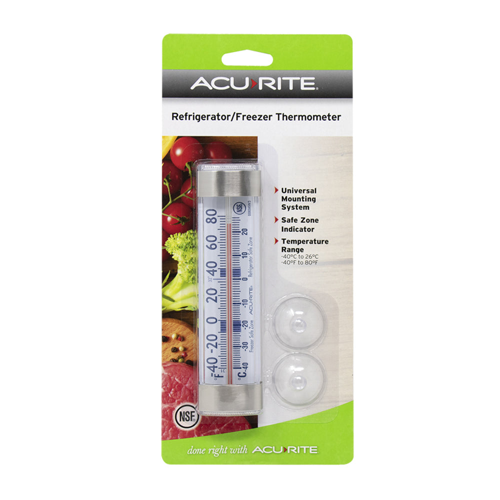 3PK Acurite Refrigerator/Freezer Thermometer Bar Home Kitchen Cooking