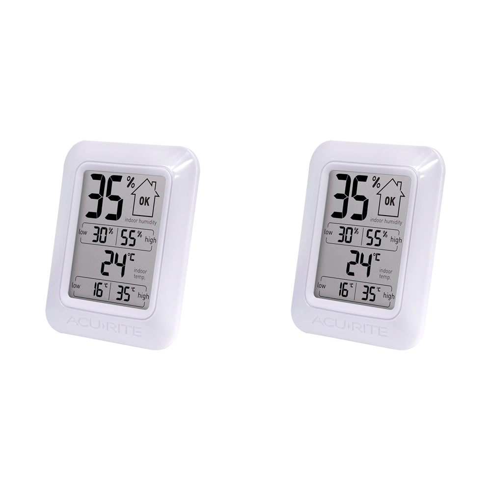 2PK Acurite Indoor Digital Humidity/Temperature Monitor