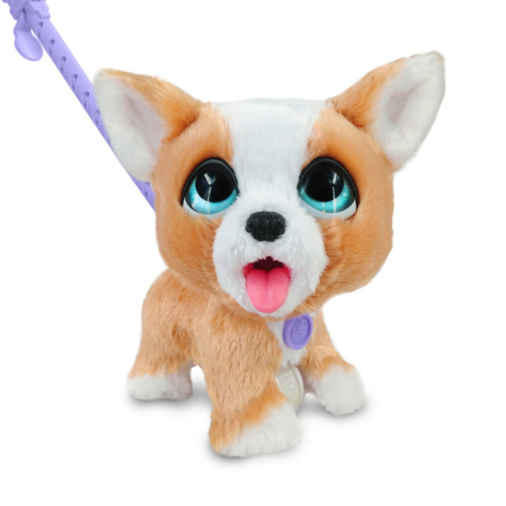 FurReal Poop-a-lots Corgi Interactive Toy for Kids/Children - Tan/White 4y+