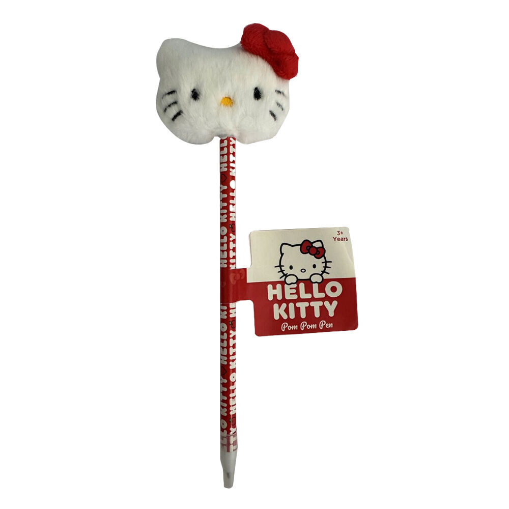 6PK Hello Kitty Pom-Pom Ballpen Kids/Children School Writing Stationery Pen