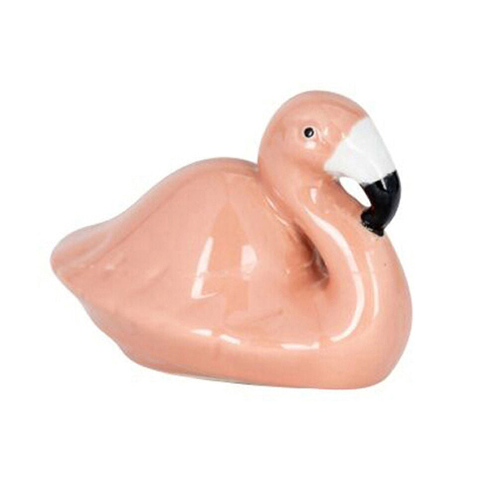 3PK Floating Flamingo Outdoor Bird Bath Decoration 10x8cm Pink