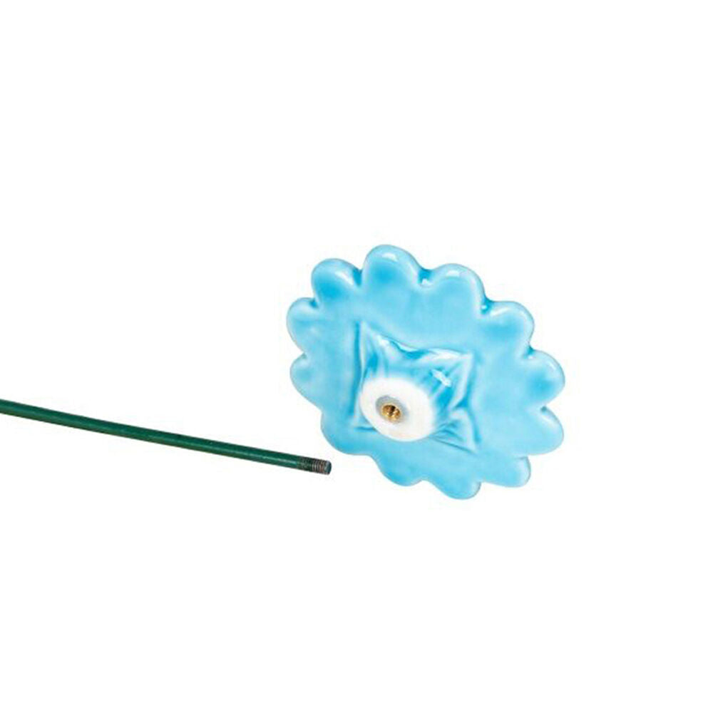 6PK Daisy Ceramic Stick Outdoor Decoration 30cm Multicoloured Assorted