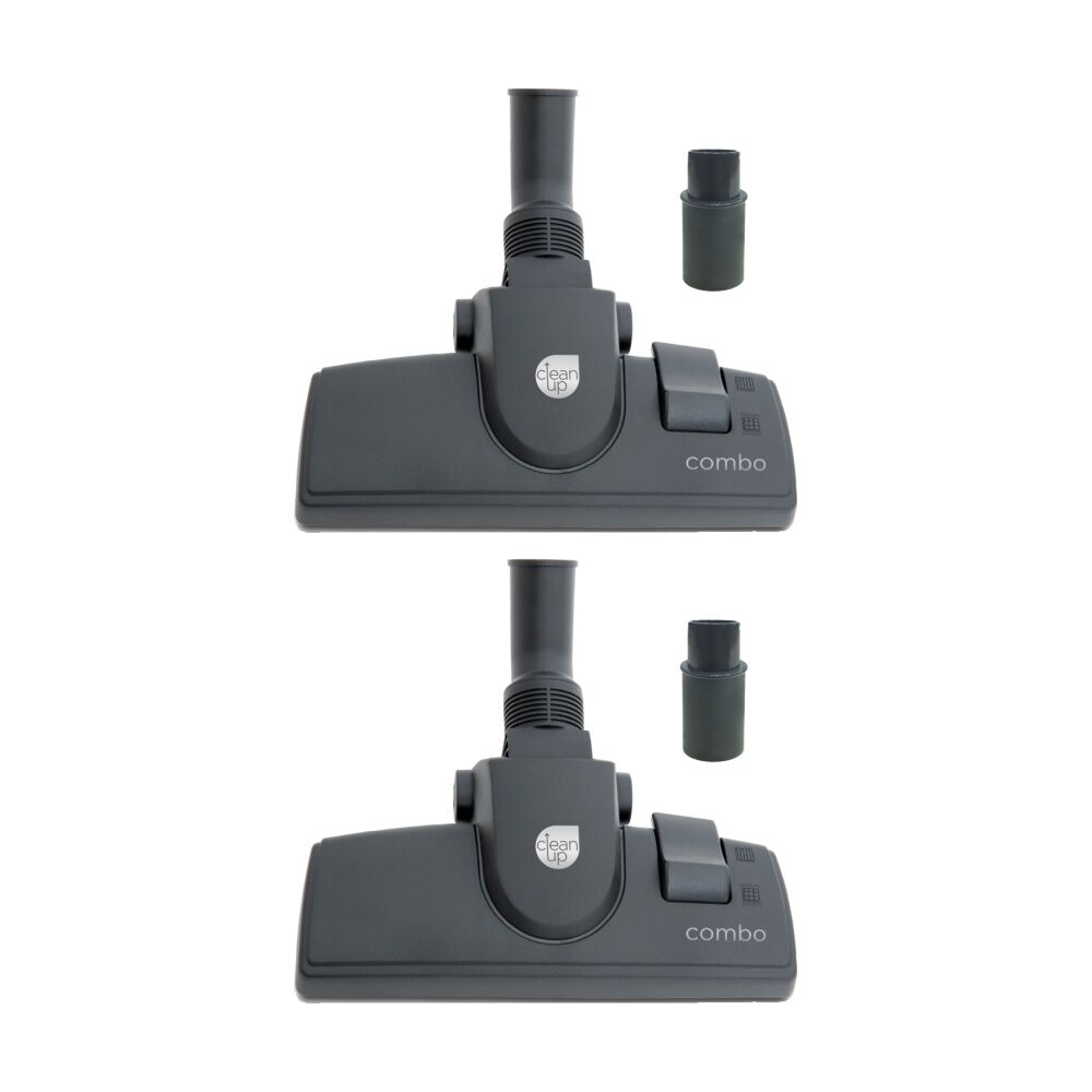 2PK CleanUp Combination Floor Tool Vacuum Head 32mm / 35mm Metal Glide Plate