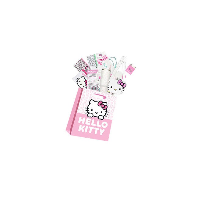 Hello Kitty Pink Showbag with Handbag, Pouches, and Accessories - 5y+