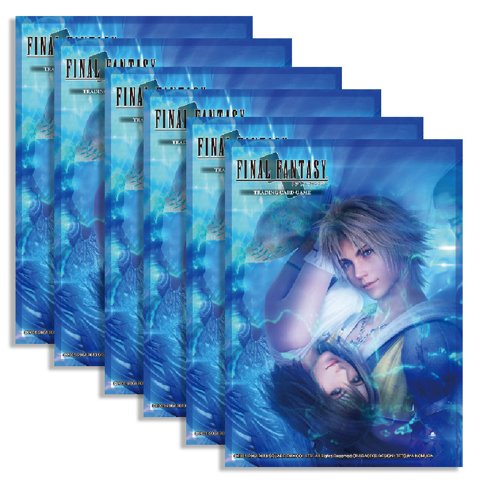 6x 60pc Final Fantasy TCG Trading Card Game Sleeves FFX HD Remaster Tidus/Yuna