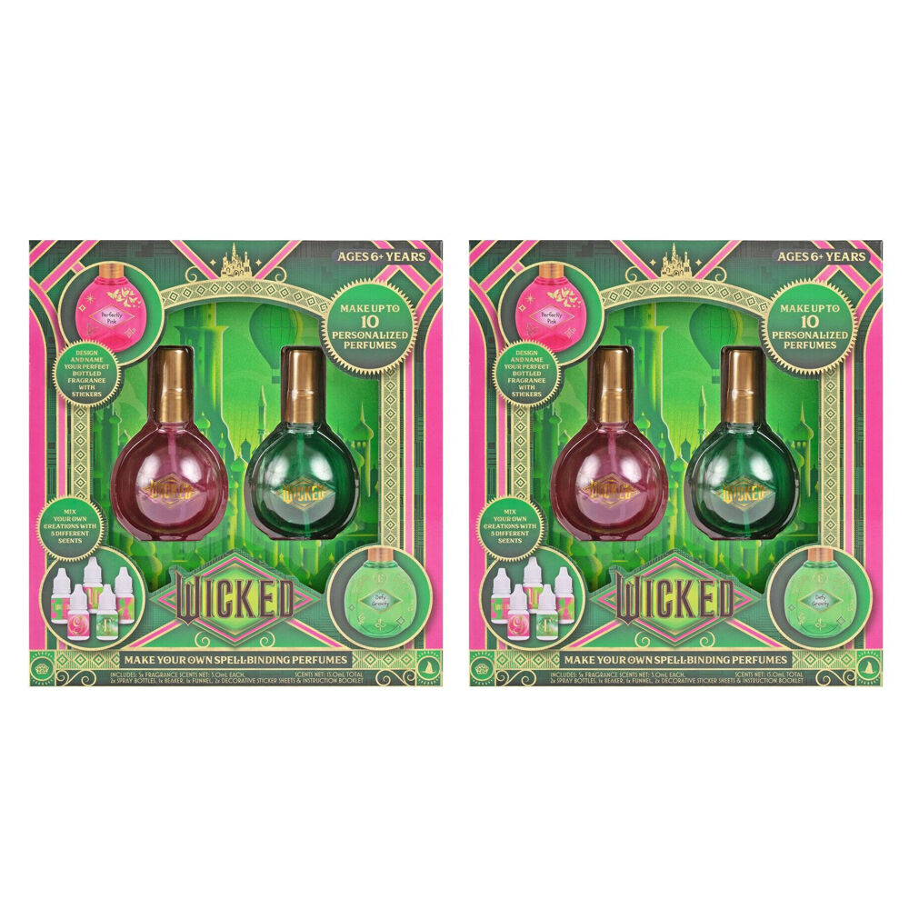 2PK Wicked 2 Make Your Own Perfume Making Set Kids Art Craft Kit Toy 6y+