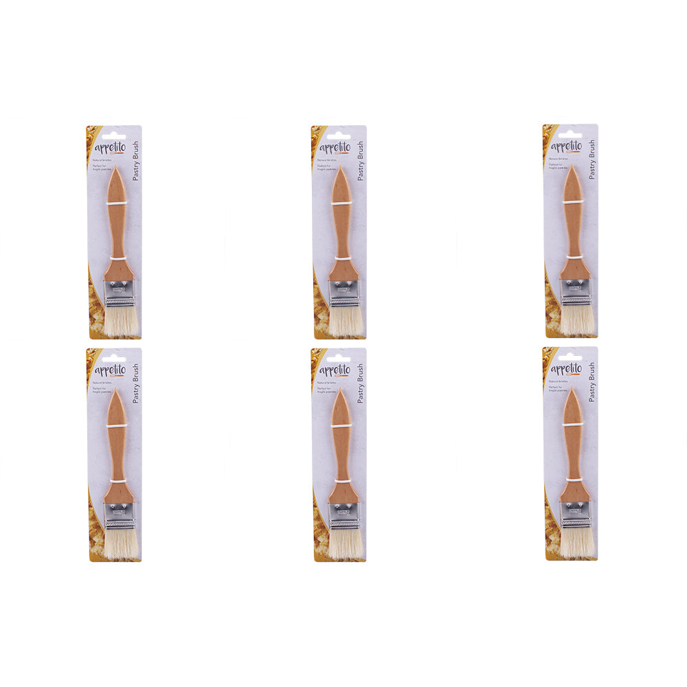 6PK Appetito Pastry Brush 38mm Home Kitchen Cooking Bakeware