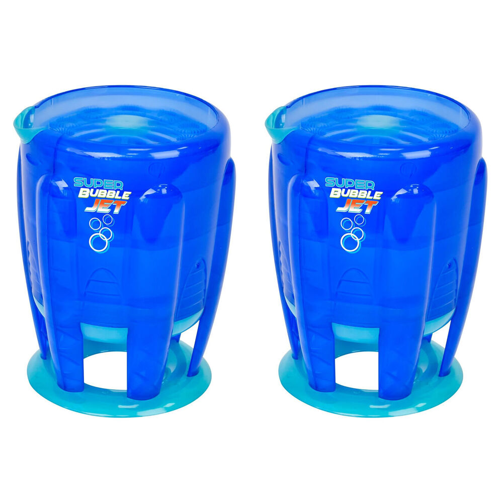 2PK Maxx Bubbles Super Bubble Jet Automatic Blowing Kids Outdoor Toy 3y+