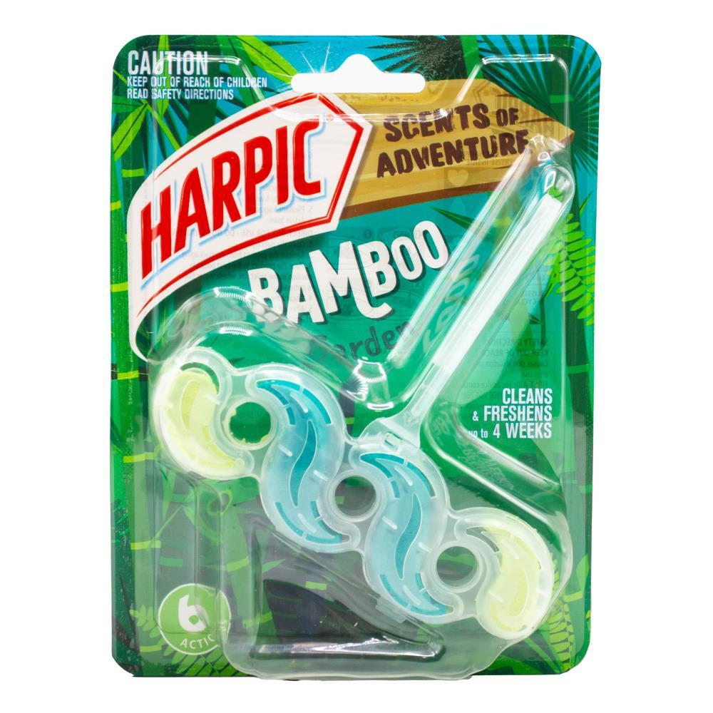 6PK Harpic Scents Of Adventure Toilet Cage Cleaner - Bamboo Garden
