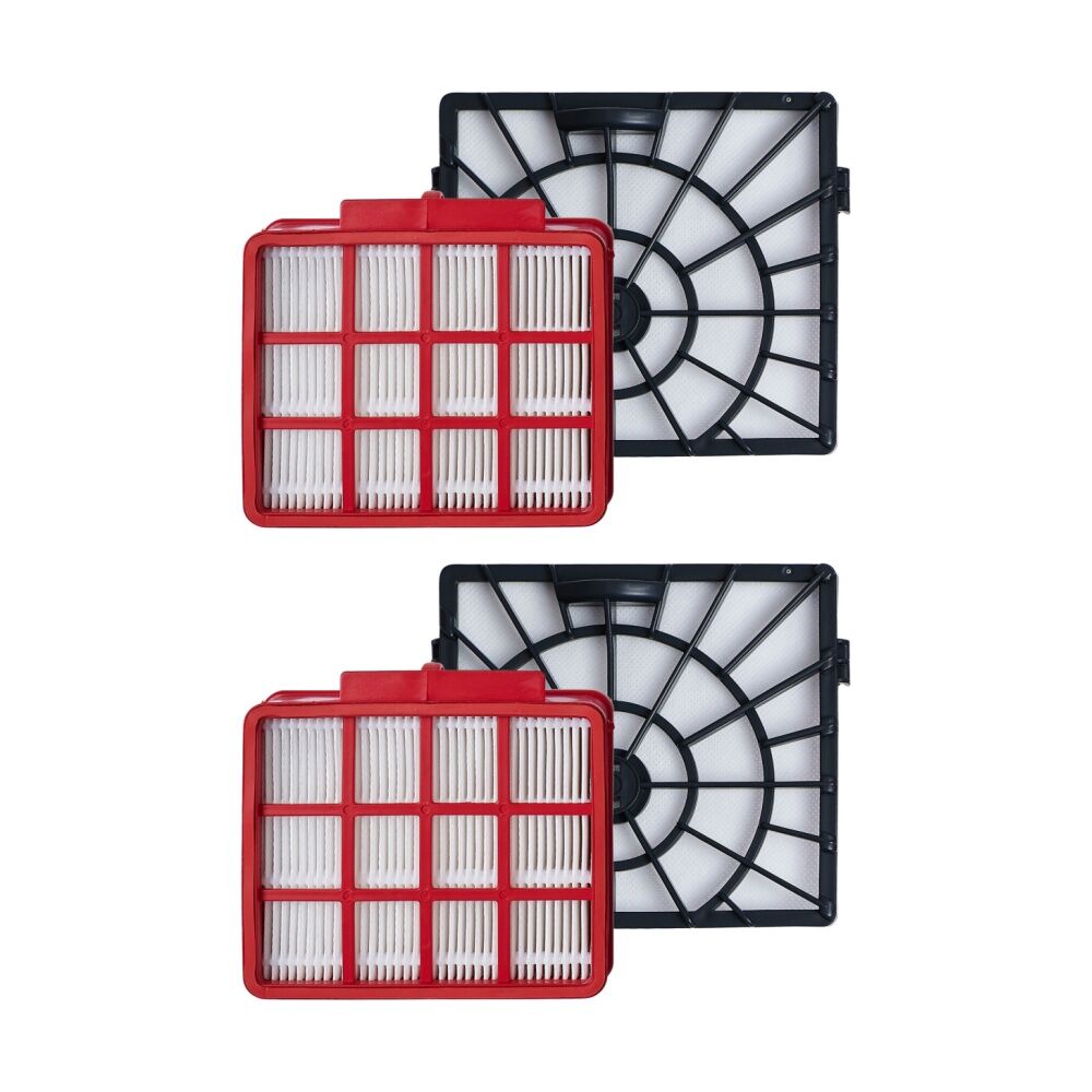 2PK Cleanup Replacement Filter Set Allergen Capture For Sauber Bagged Vacuums
