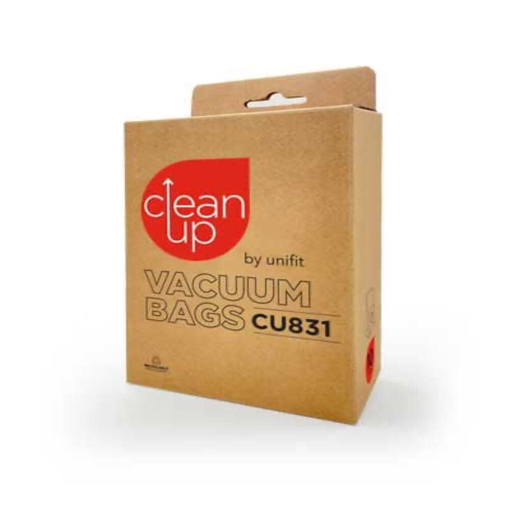2x 10pc CleanUp CU831 Tranquility Vacuum Cleaner Bags for Pet Hair White