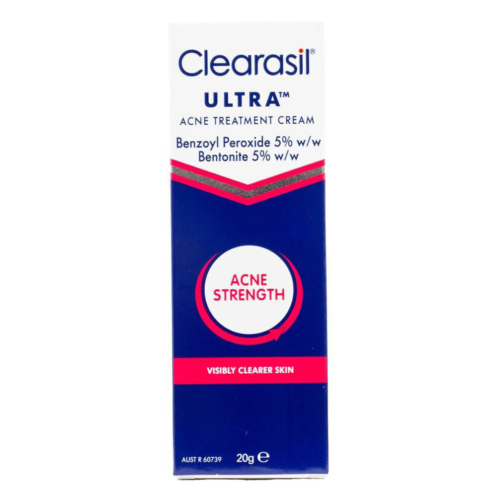 4PK Clearasil Ultra AcneStrength Treatment Cream PImple Spot Skin Care 20g