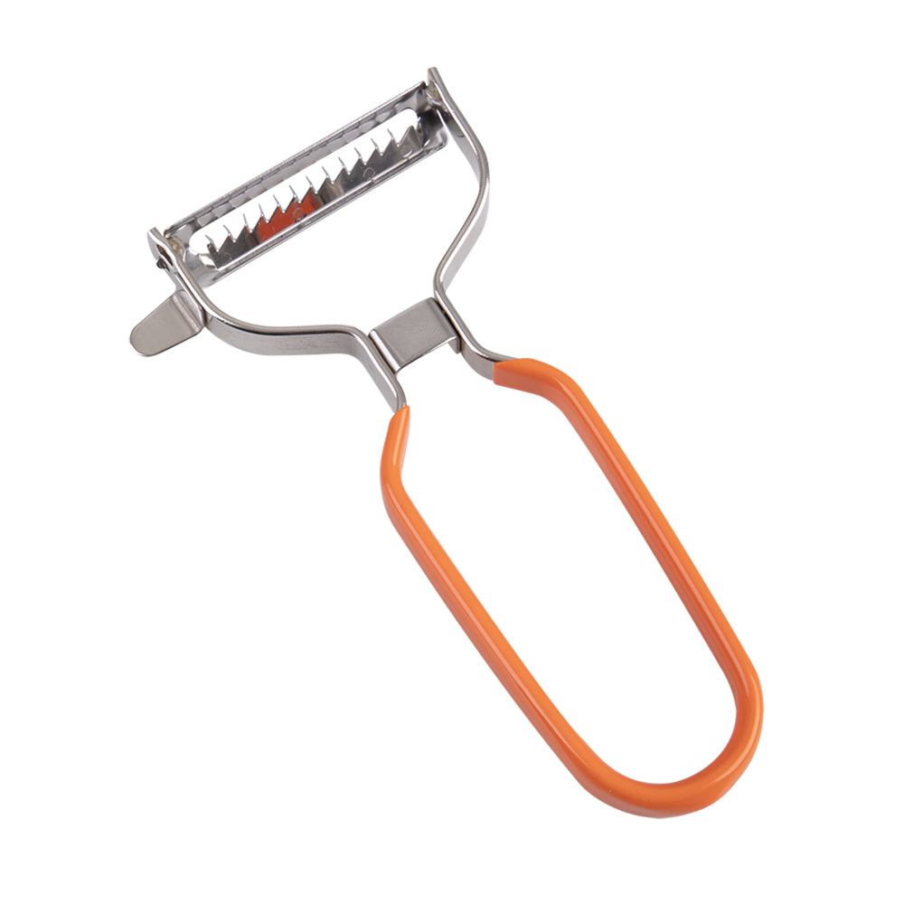 3PK Appetito Stainless Steel Julienne Y-Peeler Food Prep Tool Orange
