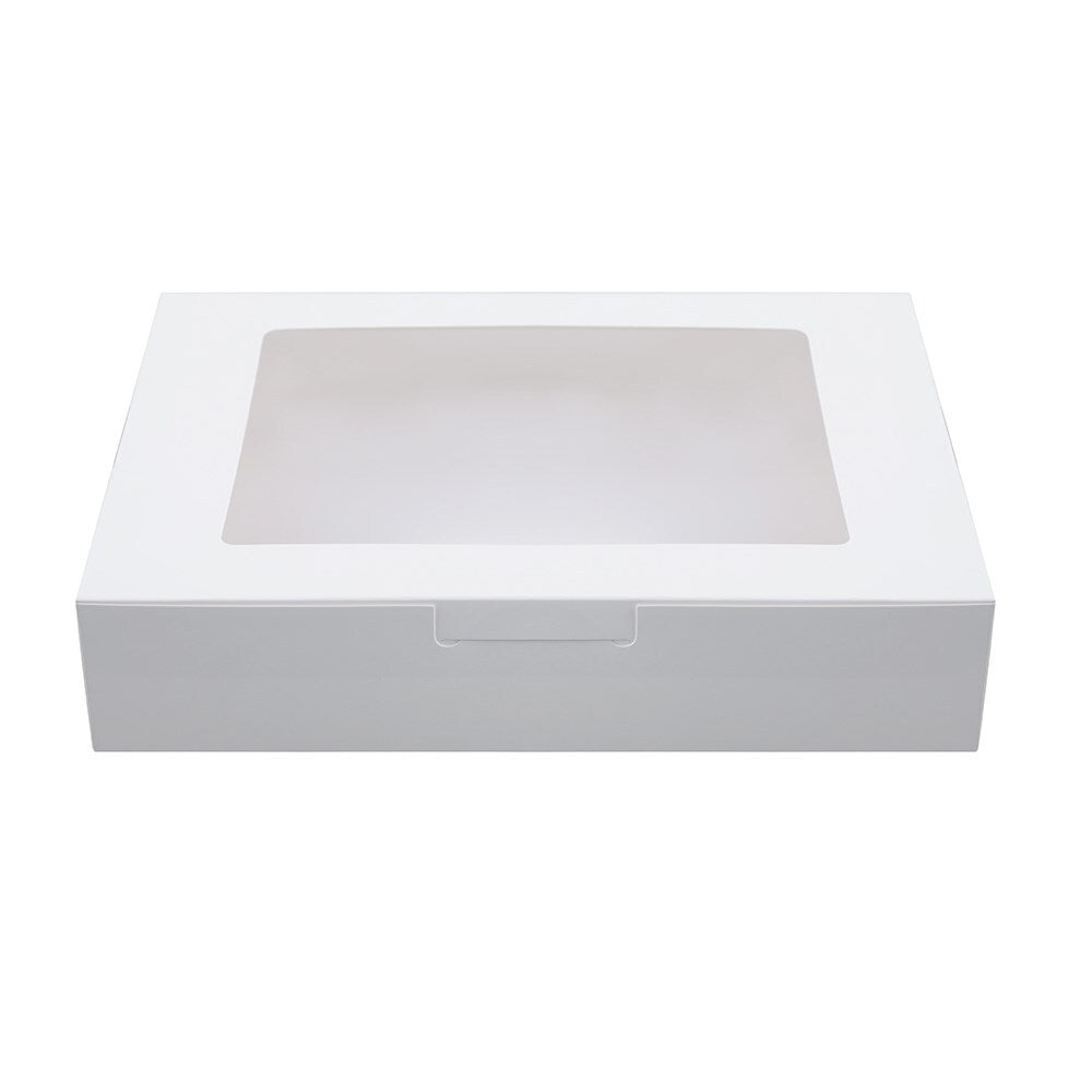 8x 3PK Lemon & Lime Sweeties 6-Donuts Box 30x20cm Storage - White