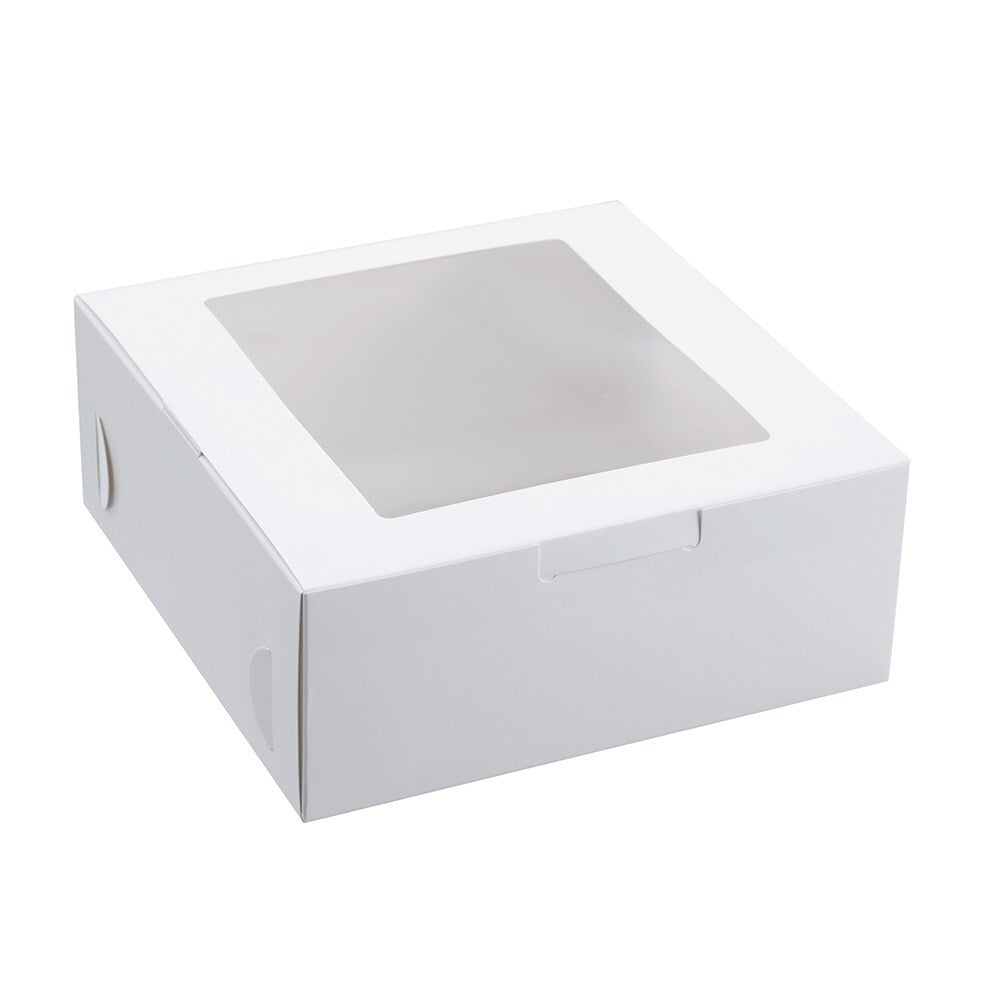 8x 3PK Lemon & Lime Sweeties 25x10cm Cake Box - White