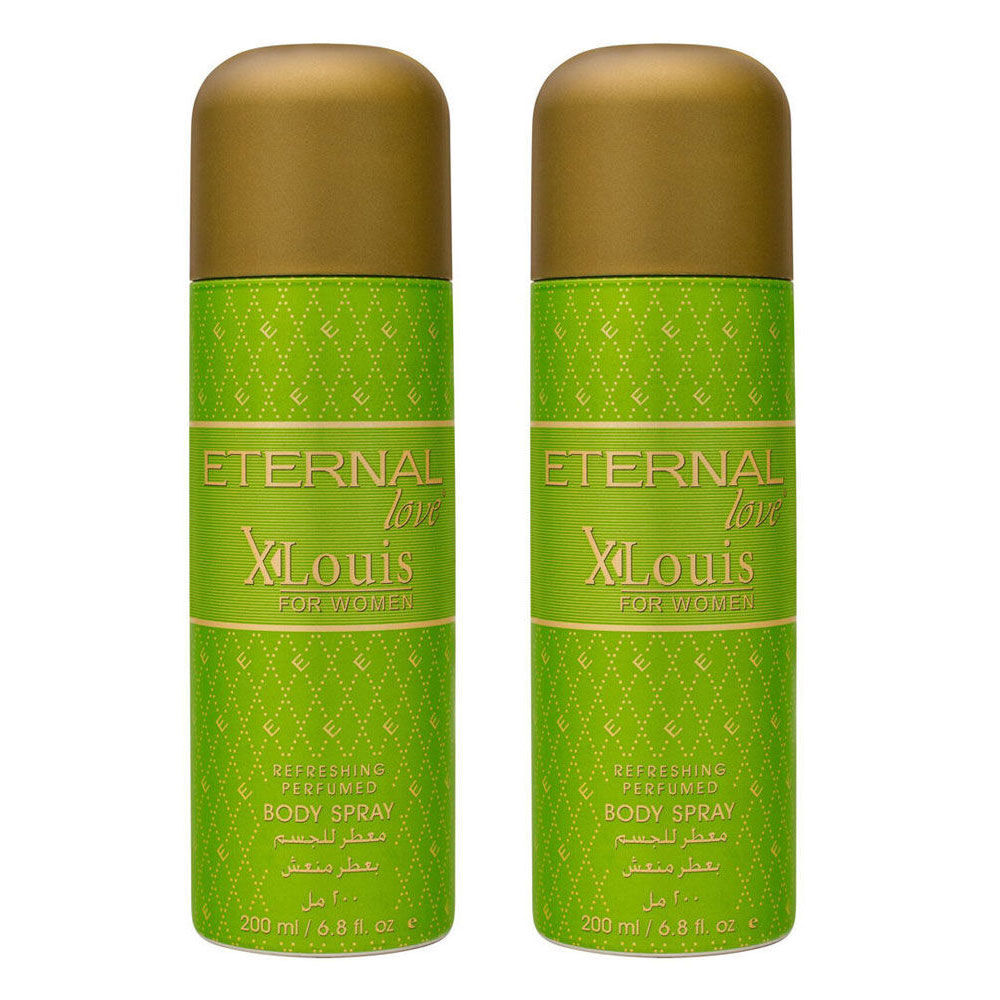 2PK Eternal Love 200ml Body Spray Fragrance X-Louis For Women