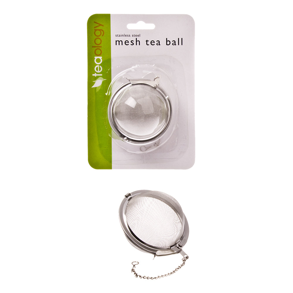 6PK Teaology Stainless Steel Mesh Tea Ball 4.5cm - Silver