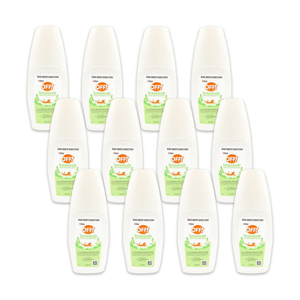 12PK Off Botanicals Plant Based Insect Repellent Spray 95ml