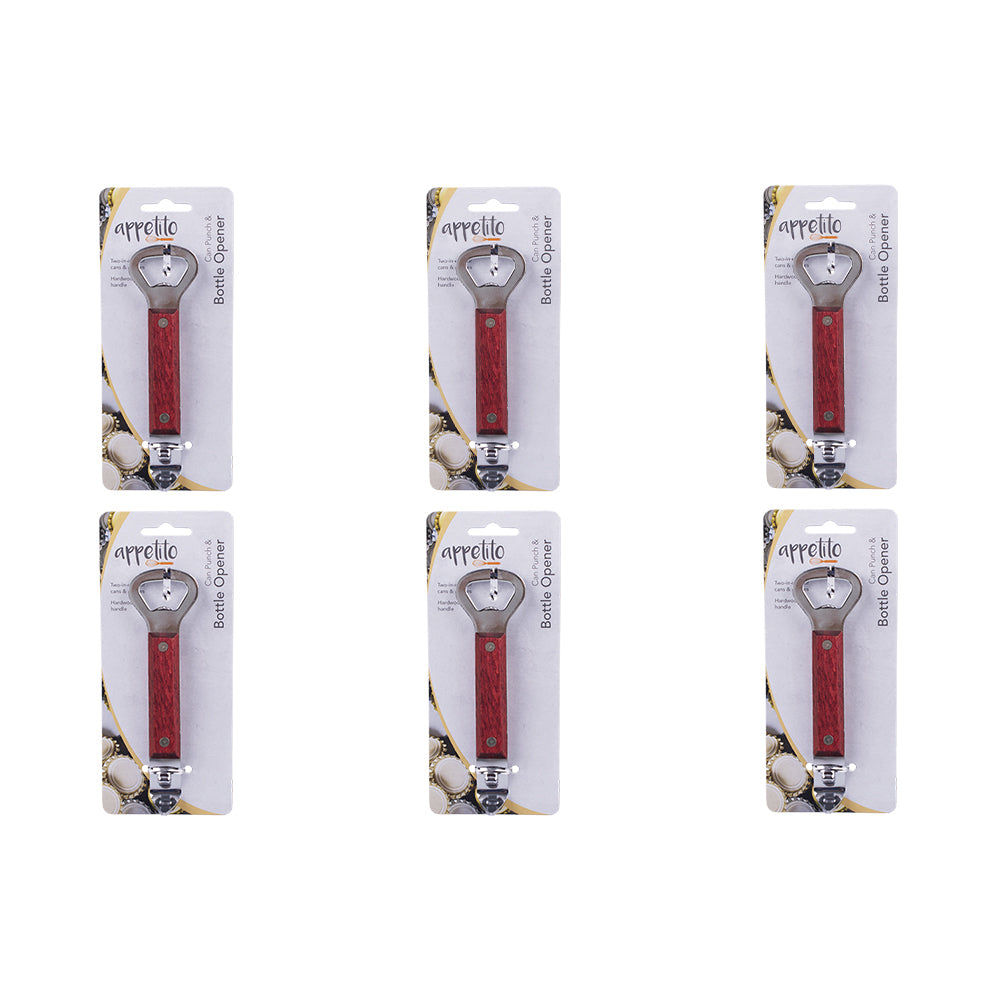 6PK Appetito Can Punch/Bottle Opener Home Kitchen Cooking