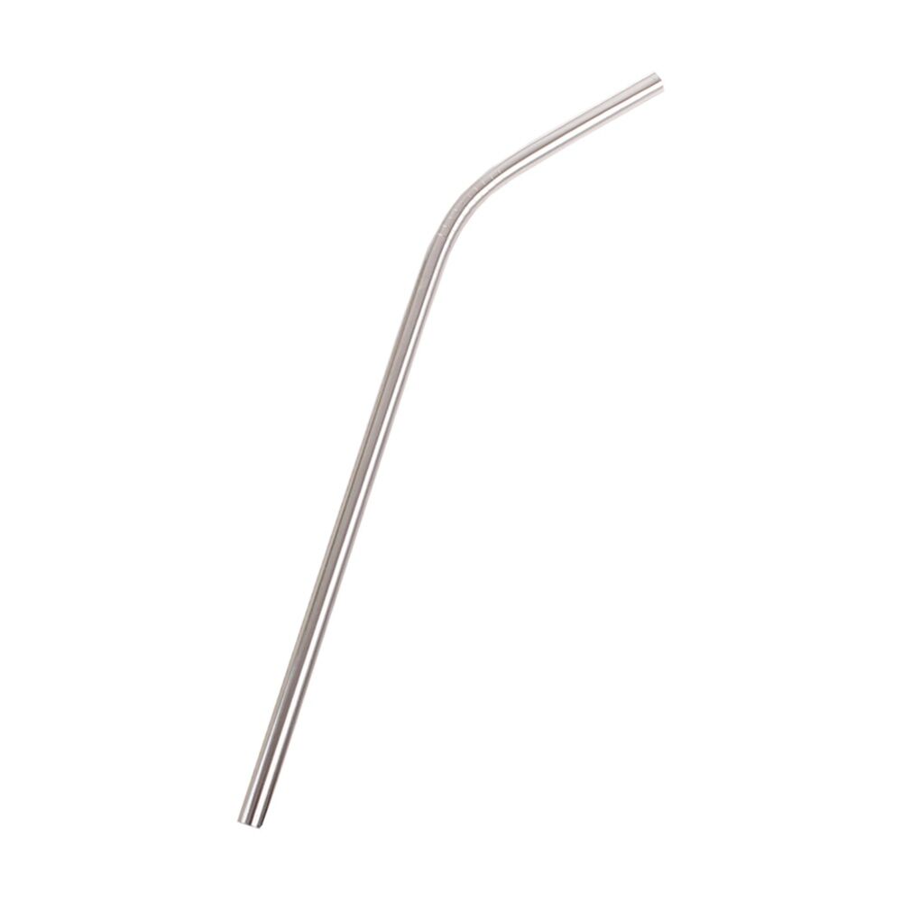 4PK Appetito Stainless Steel Reusable Bent Drinking Straws Home Kitchen