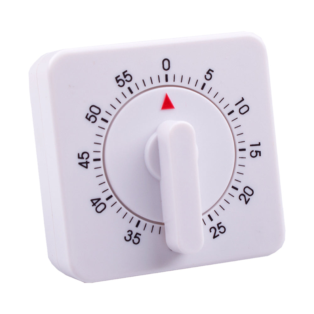 3PK Appetito 60 Minute Timer Square Home Kitchen Cooking White