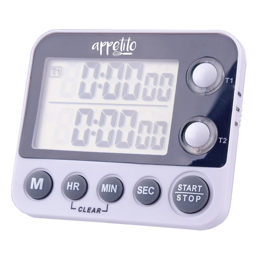 2PK Appetito 100 Hour Dual Digital Timer