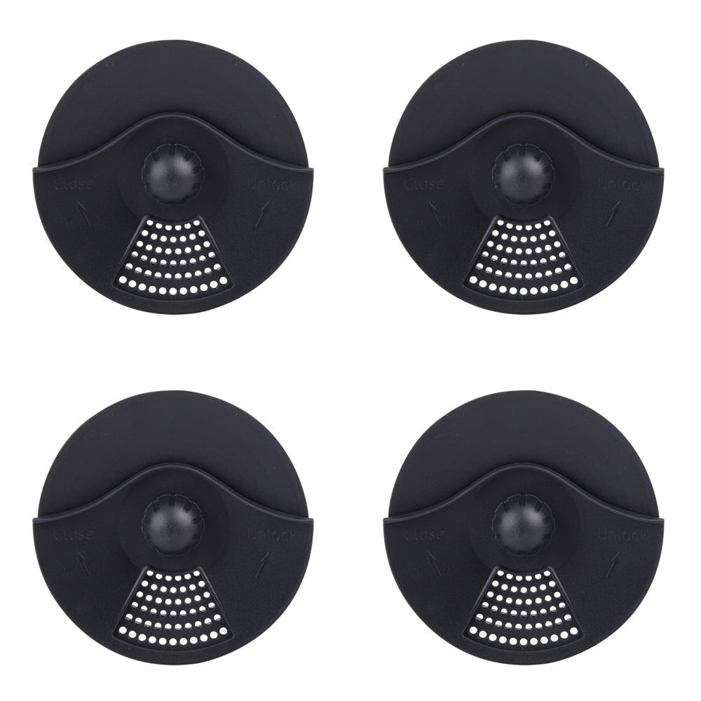4PK Appetito Can Lid & Strainer Charcoal Home Kitchen Cooking