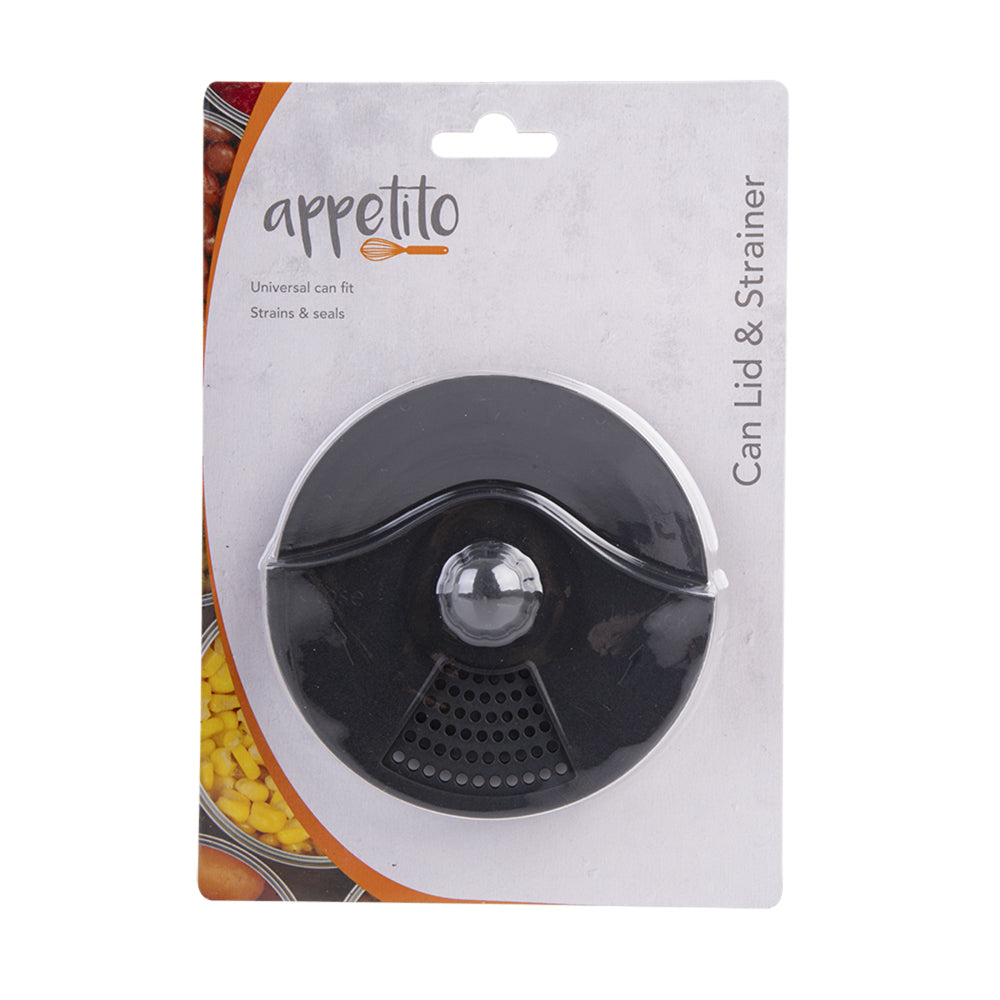4PK Appetito Can Lid & Strainer Charcoal Home Kitchen Cooking