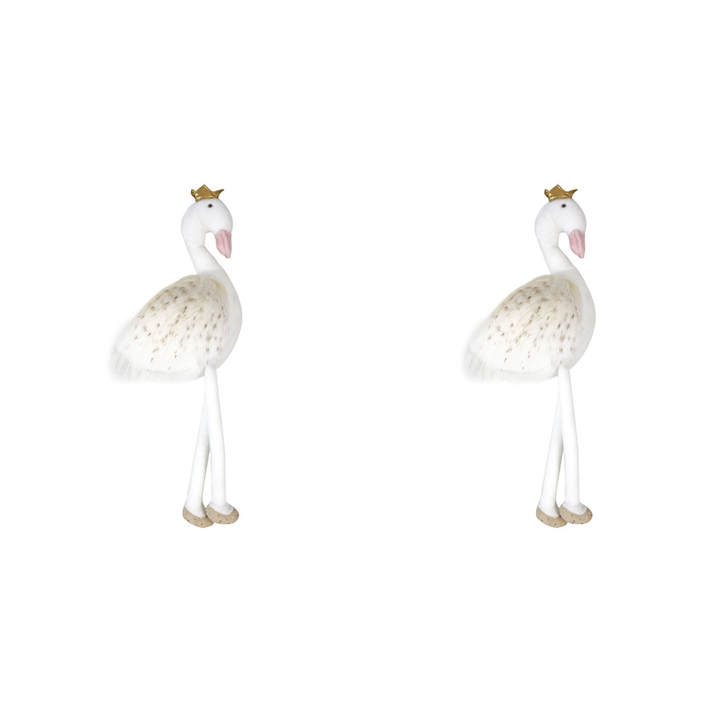 2PK Ollie & Paige Sophia The Swan Kids Stuffed Animal Toy 40cm