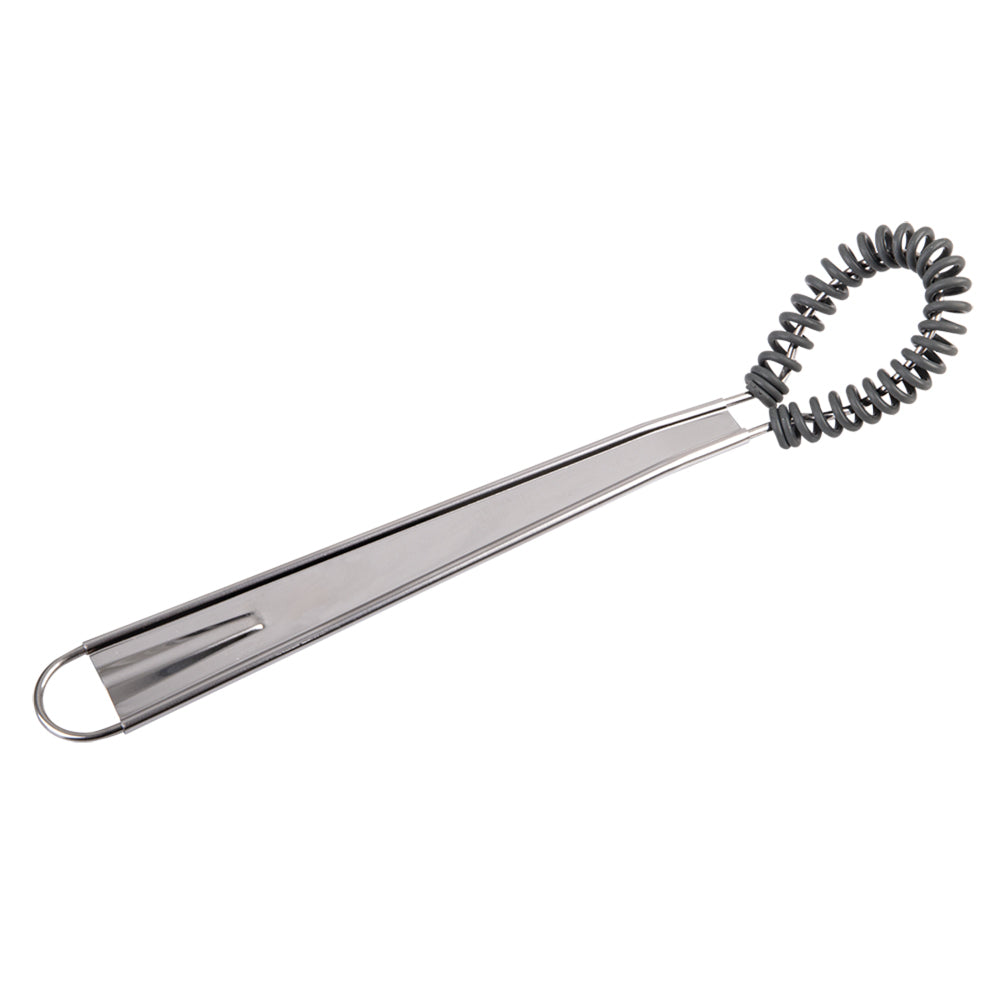 6PK Appetito Silicone Little Gem Sauce Whisk Charcoal Grey