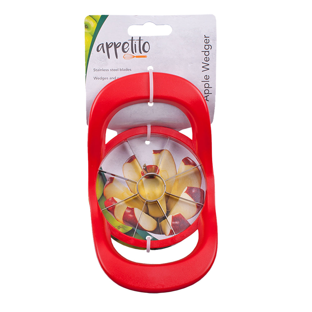3PK Appetito Apple Wedger Home Kitchen Cooking Tableware Red