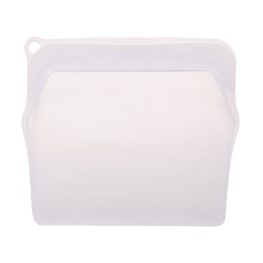 6PK Appetito Silicone Large Food Storage Bag 900ml White